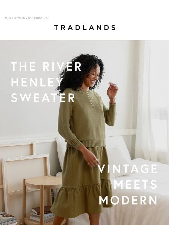 The New River Henley Sweater