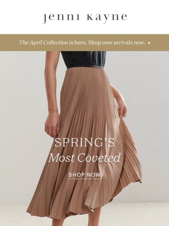 The Pleated Skirt Is Back