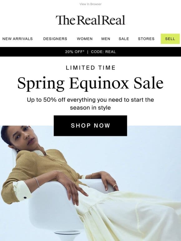 The Spring Equinox Sale is on