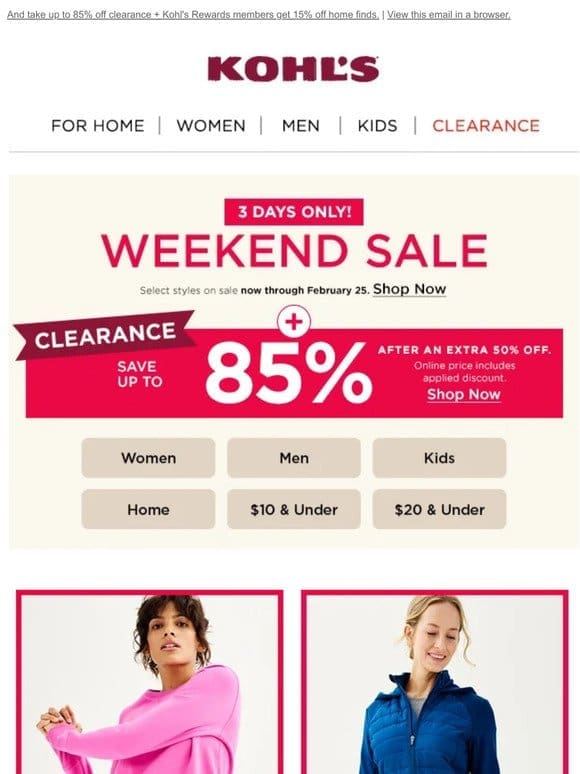 The WEEKEND SALE is here