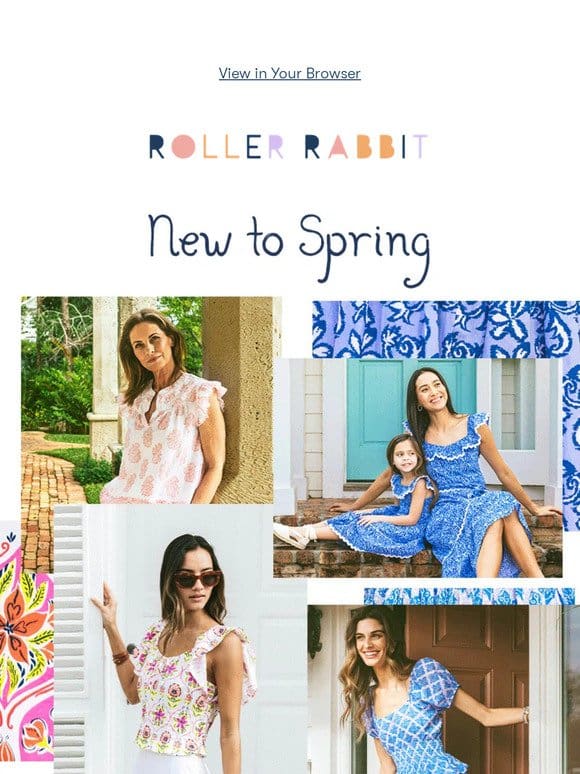 The latest spring collection is here!