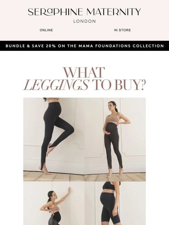 The ultimate mama legging guide