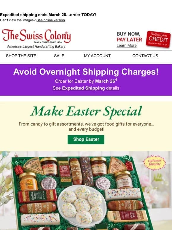 There’s Still Time to Avoid Overnight Shipping Charges