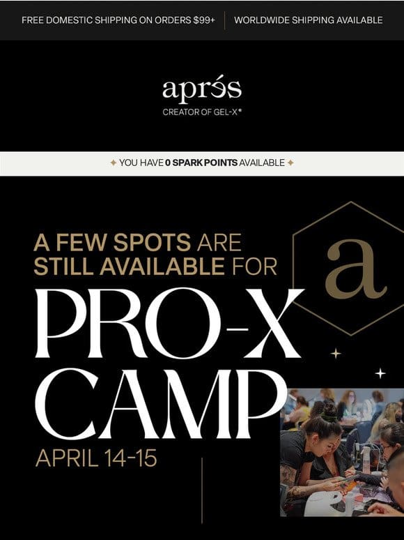There’s Still Time to Register For Pro-X Camp!  ✨