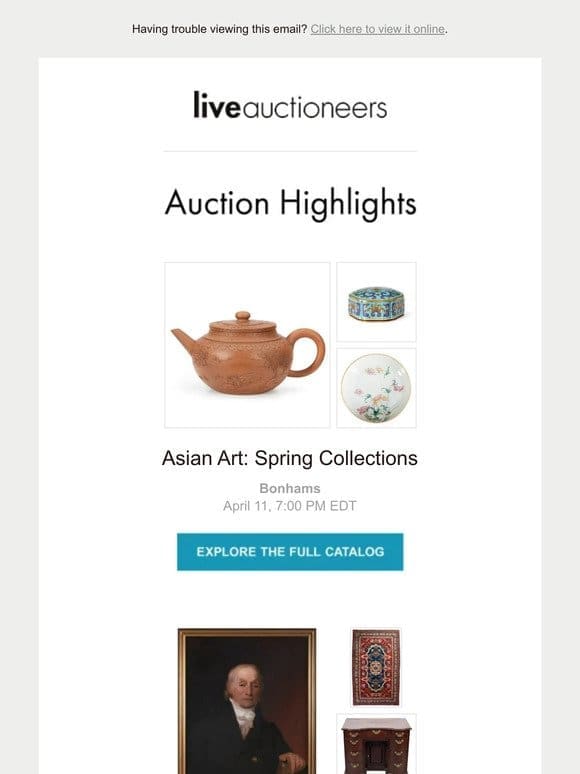 This Week’s Auction Highlights