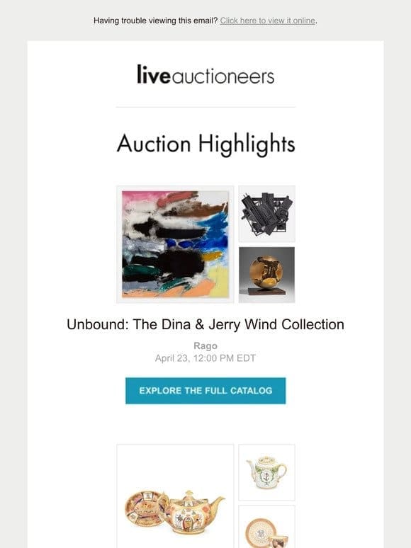 This Week’s Auction Highlights