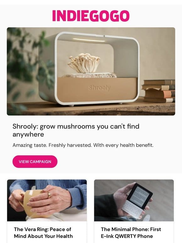 This at-home mushroom grow kit is as easy as 1， 2， 3.