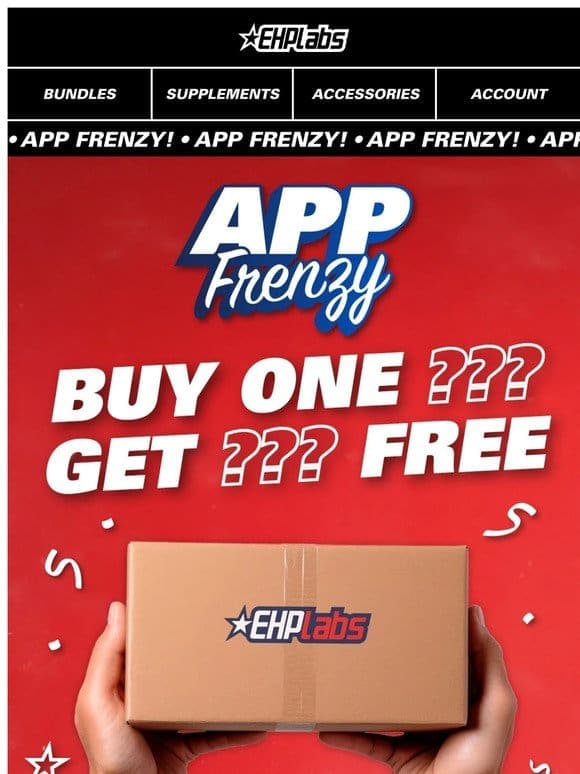 Today’s secret APP FRENZY deal is…