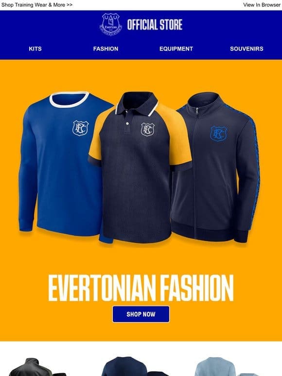 Toffees Style: Elevate Your Look with Everton Fashion!