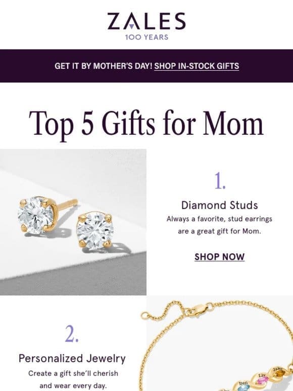 Top 5 on Mom’s Wishlist