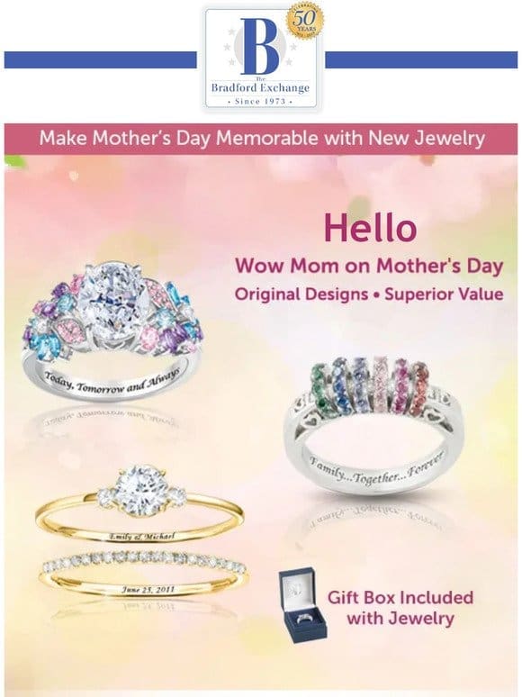 Top Jewelry for Mother’s Day ❤️ Don’t Miss Our New Catalog!