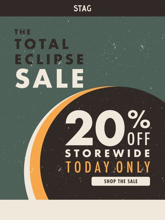 Total Eclipse Sale: 20% Off Storewide