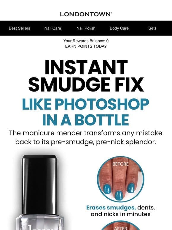 Transform Polish Smudges Instantly ✨