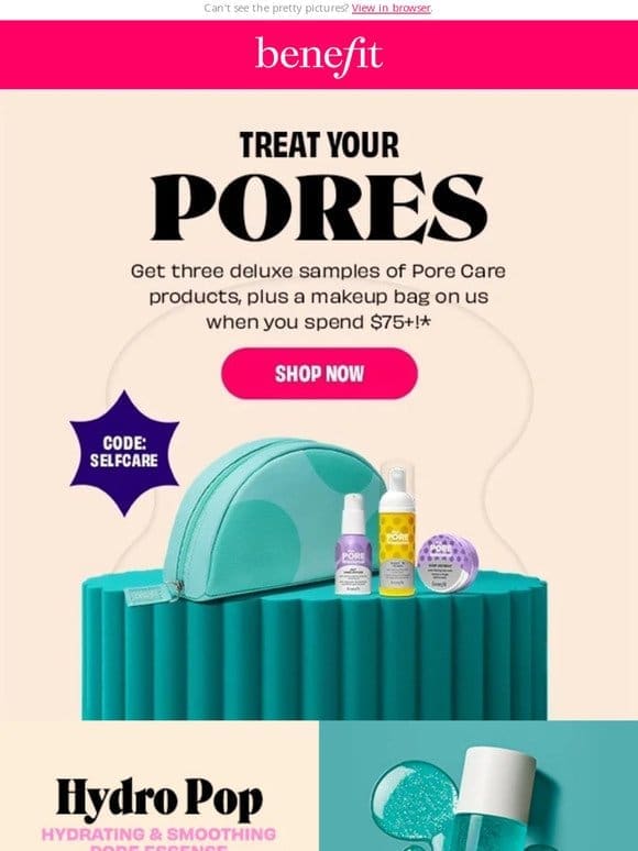 Treat your pores!