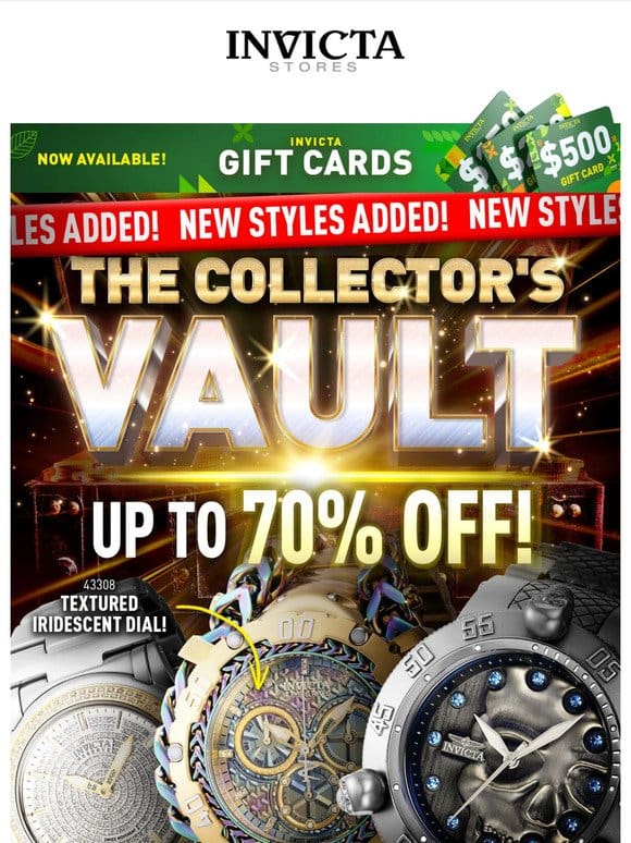 UP To 70% OFF Open The COLLECTOR’S VAULT❗️