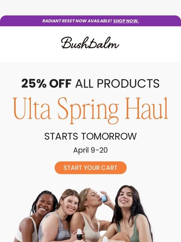 Ulta Spring Haul Starts Tomorrow