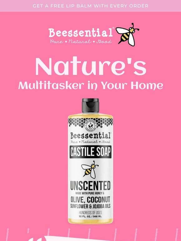 Unleash Nature’s Power: Castile Soap!