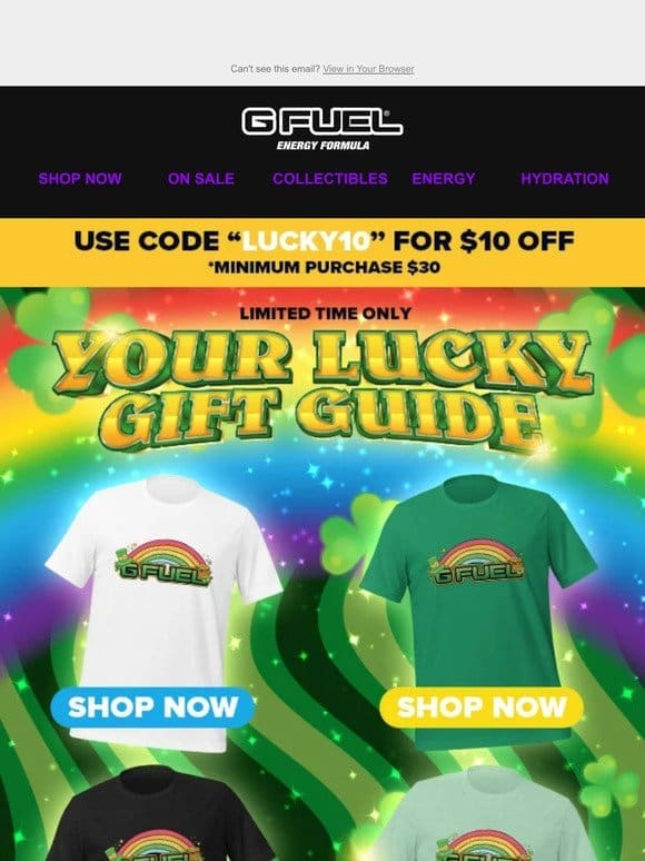 Unlock Your Luck: The Ultimate G FUEL Gift Guide!