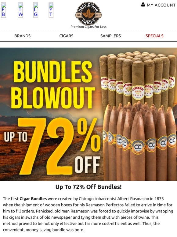 Up To 72% Off Bundles