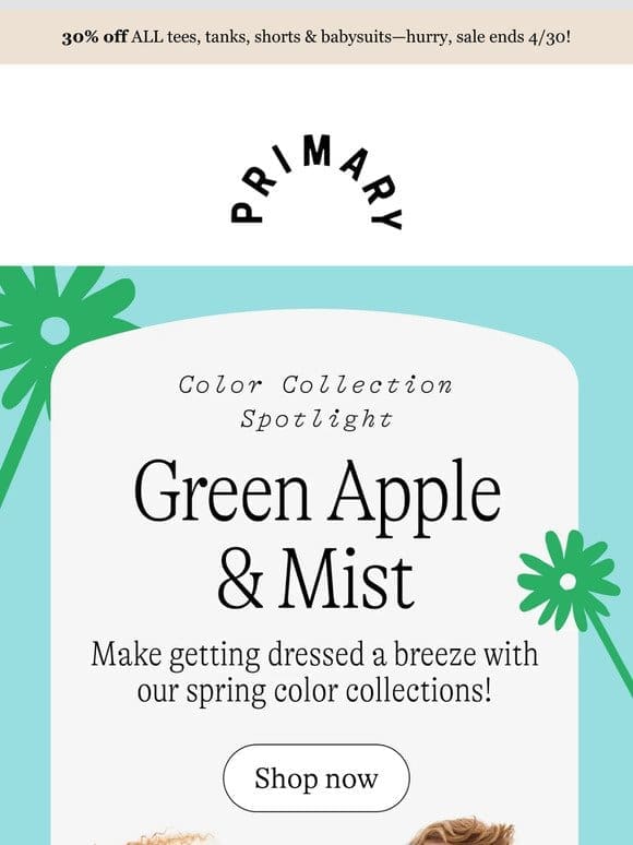 Up to 30% off: NEW Green Apple & Mist Mix-&-Match Collection