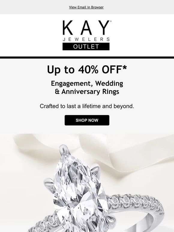 Up to 40% OFF Your Dream Ring