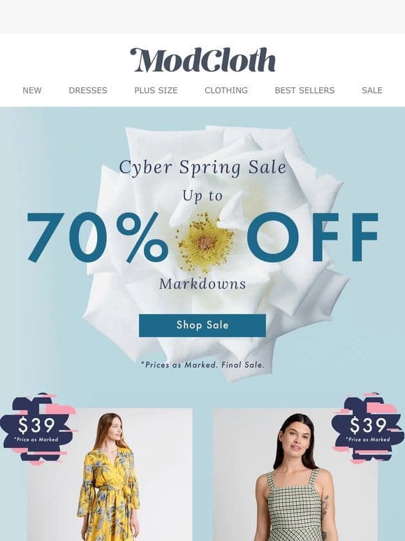 Up to 70% OFF Sale Styles