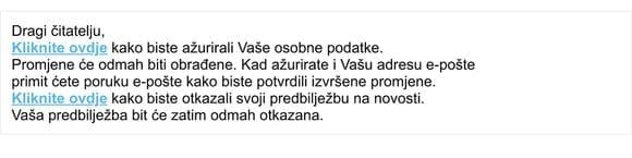 Uredi osobne podatke