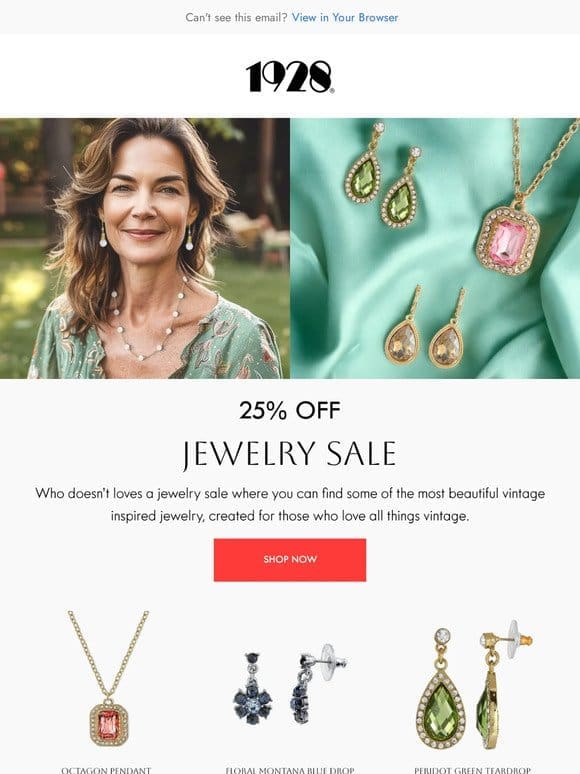 VINTAGE JEWELRY SALE — 25% OFF