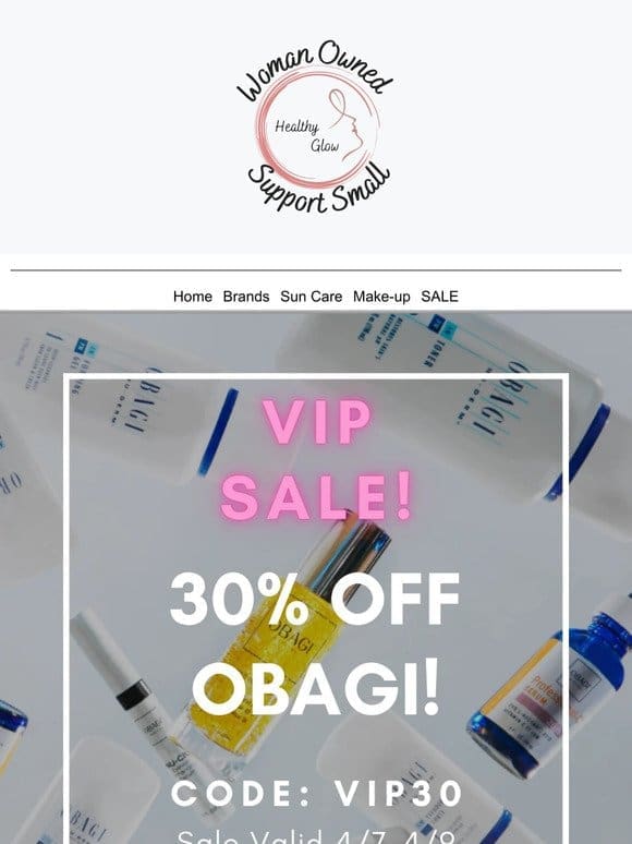 VIP Sale Starts NOW