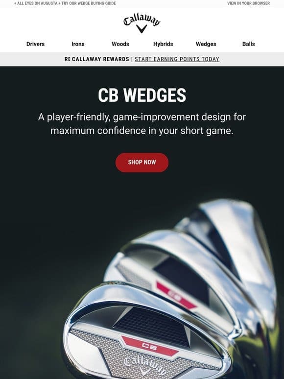 Versatility Has Never Played Easier | Callaway CB Wedge