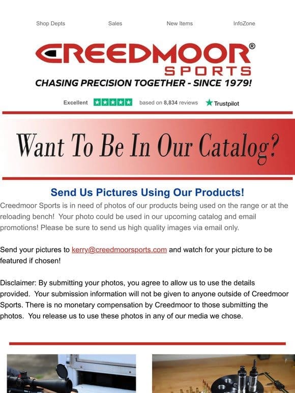 Want To Be In Our Catalog?