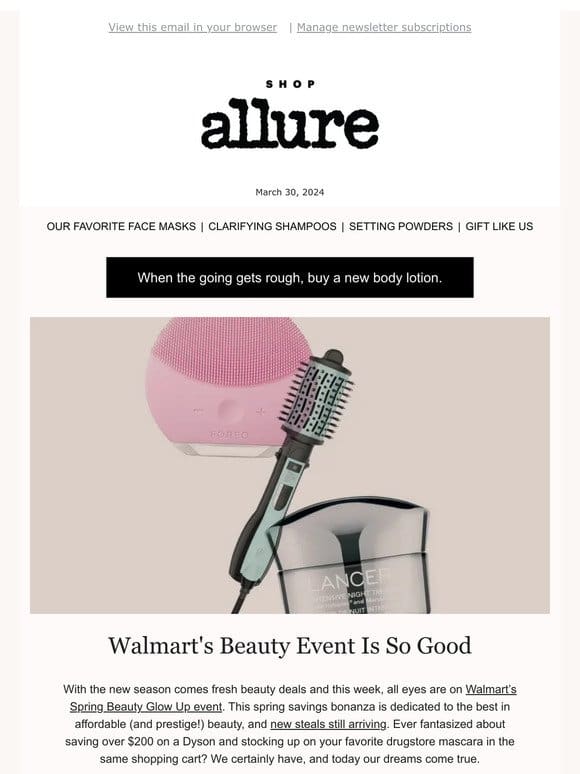 We Can’t Stop Scrolling Walmart’s Spring Beauty Event