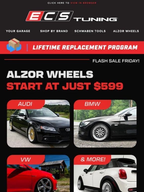 Wheels Starting at just $599.99 a Set!