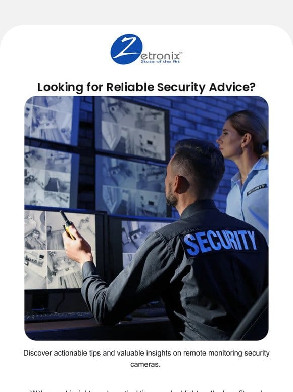 Worried about Security? Find The Solution Now!