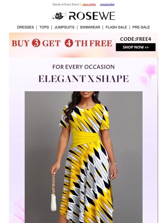 X-SHAPE DRESSES: BIG SALE is expiring soon!