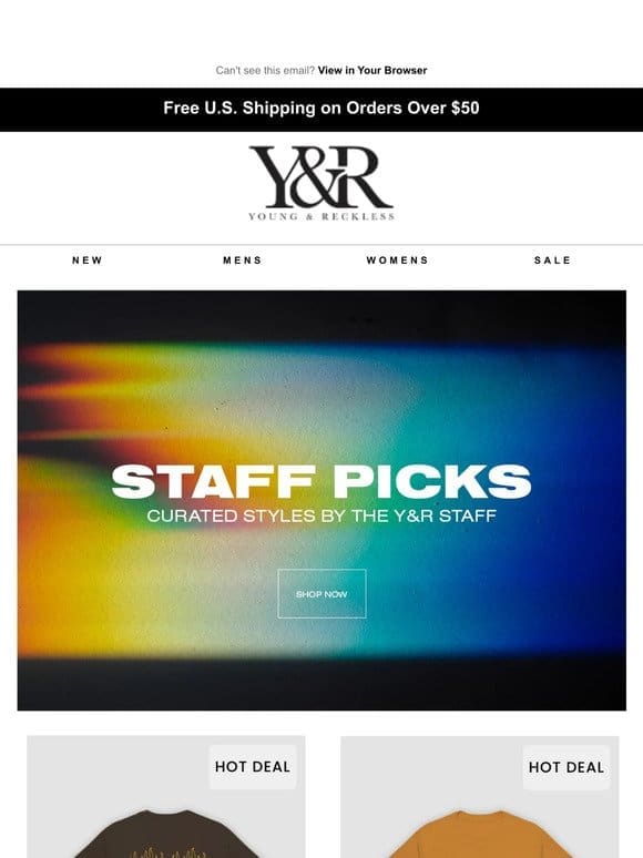 Y&R Staff Picks Just For You!