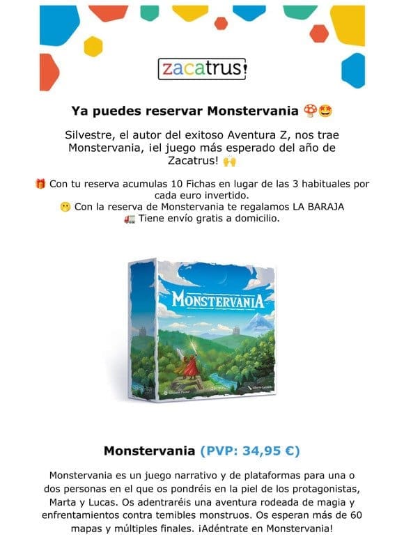 Ya puedes reservar Monstervania