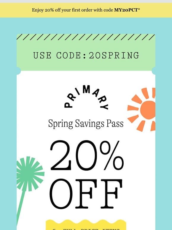 You asked， we listened: Your Spring Savings Pass is BACK!