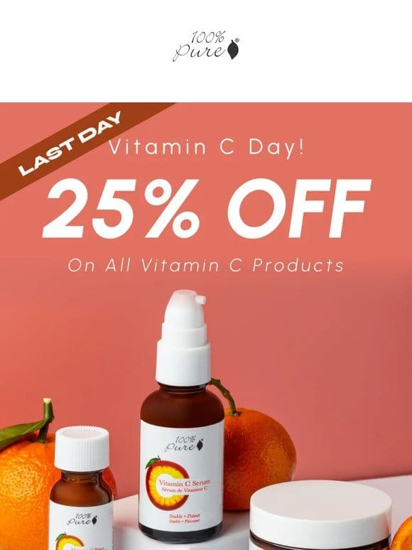 You’ll Regret Missing Our Vitamin C Day Sale