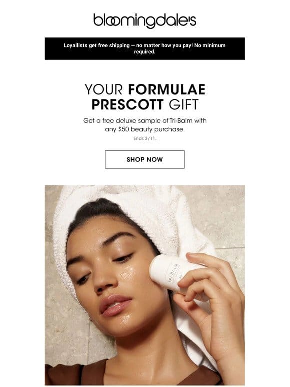 Your Formulae Prescott skincare gift
