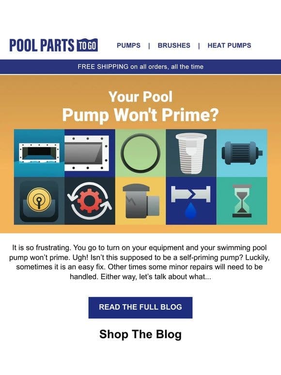 Your Pool Pump Won’t Prime?