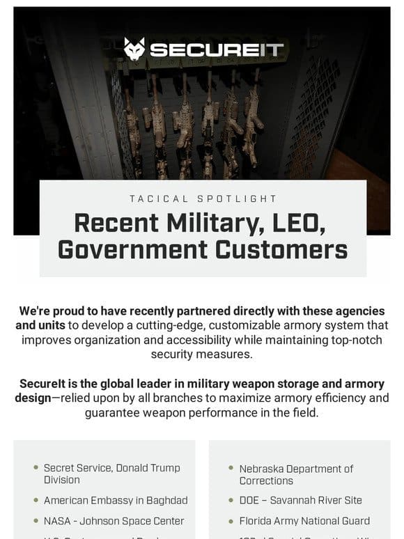 “You’re witnessing a new day in firearm storage.” – Forbes