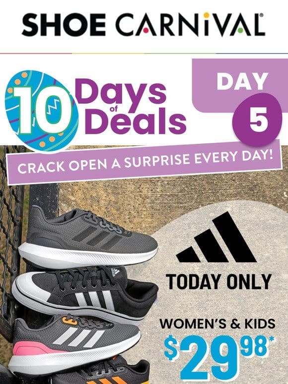 adidas starting at $29.98? You read that right! ​