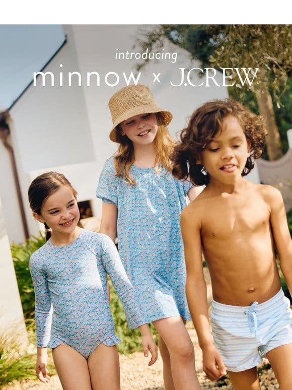 introducing minnow x J.Crew