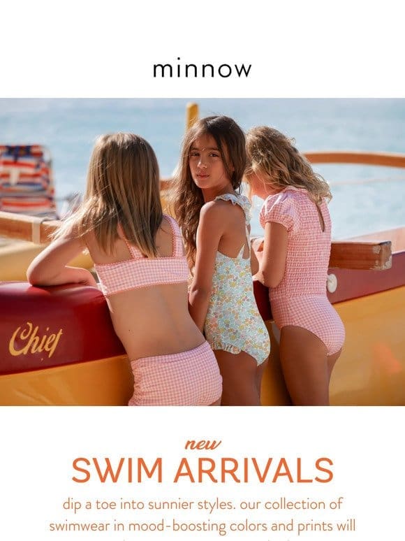 new swim arrivals