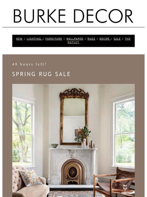 spring rug sale: 48 hours left to save