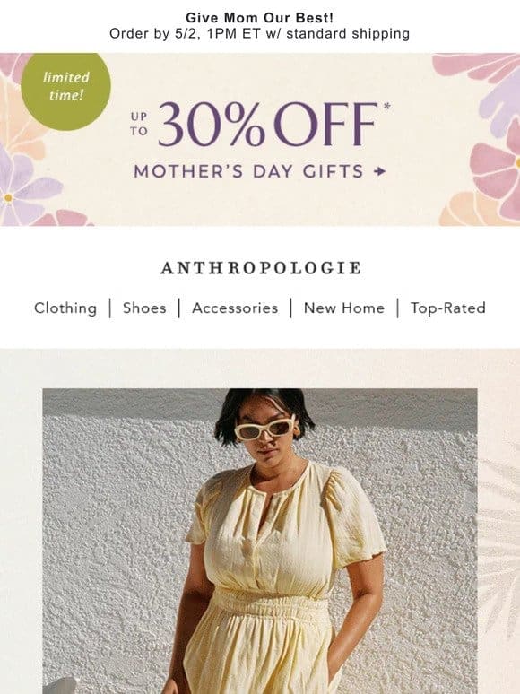 up to 30% OFF gifts Mom REALLY wants