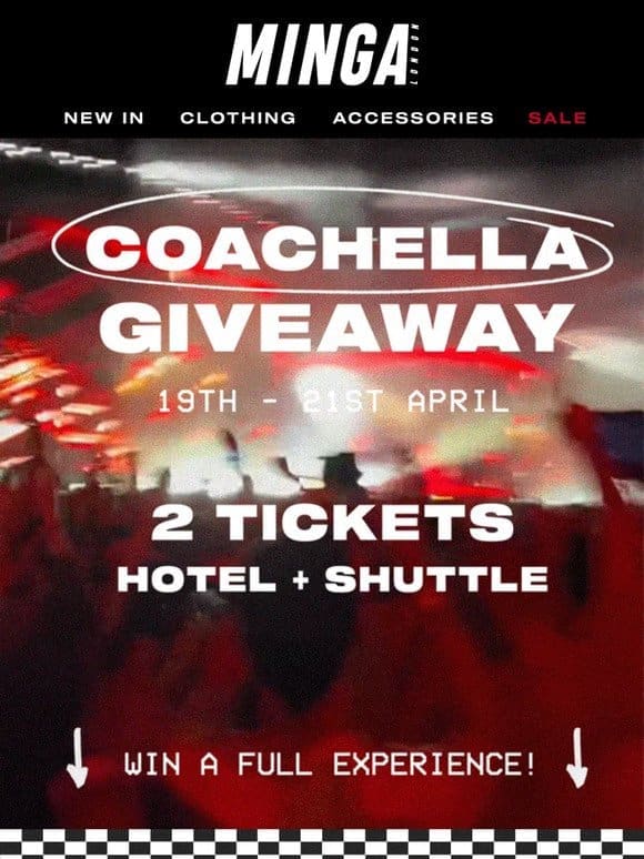 ‼️ FINAL CALL: COACHELLA GIVEAWAY