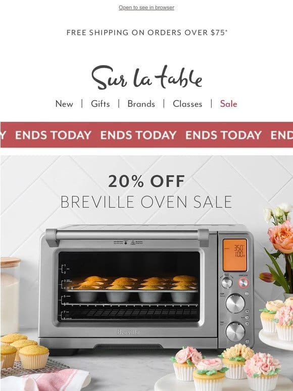 ⏲ Final hours: 20% off top-rated Breville Smart Oven Air Fryers