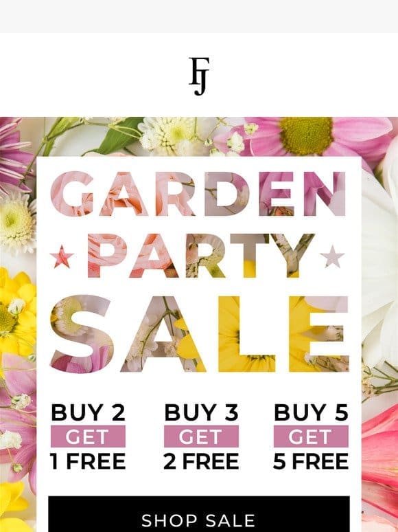 ✨  Garden Party BOGO Bonanza!